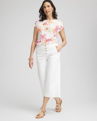 Touch of Cool™ Tropical Floral Dolman Tee | Chico's